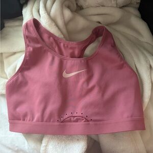 nike mauve pink sports bra